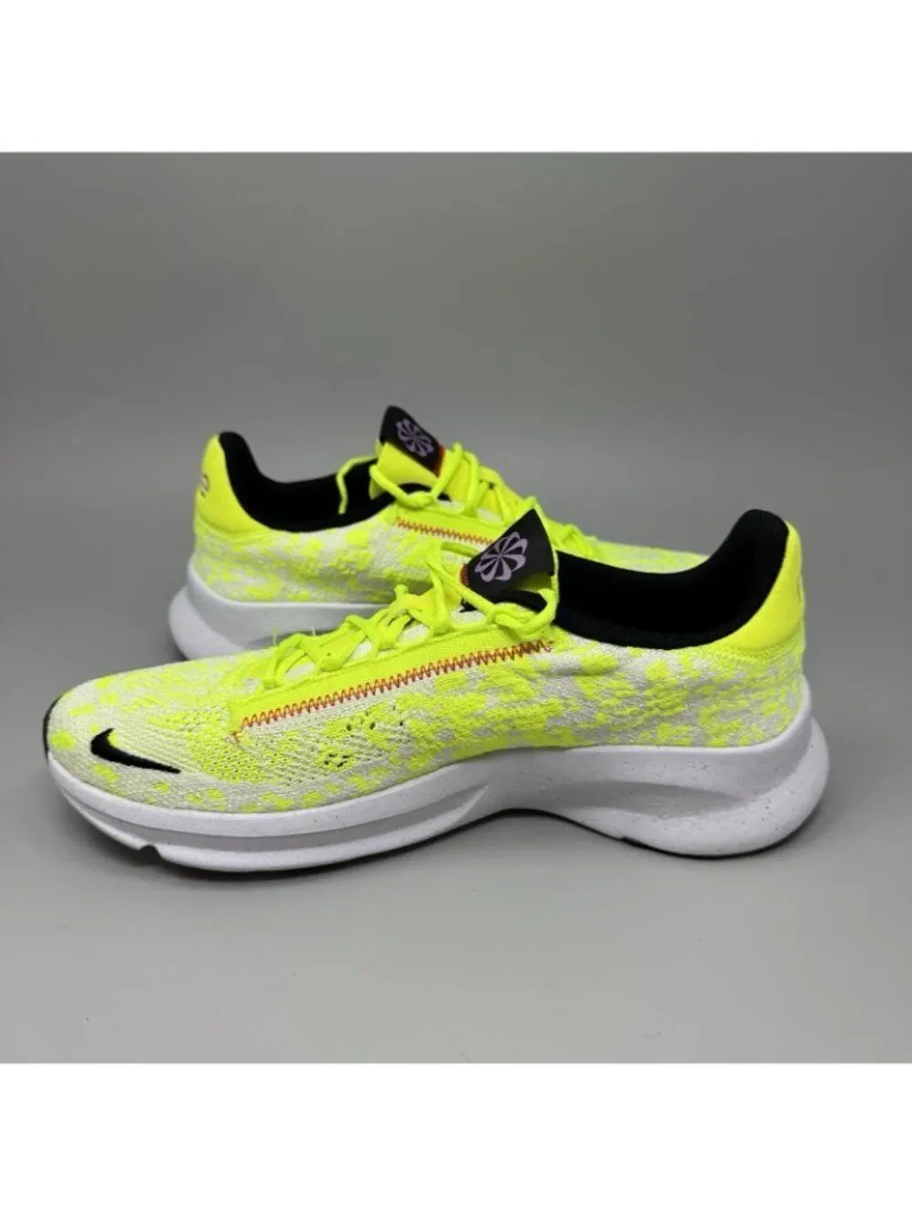 Nike SuperRep Go 3 Flyknit Next Nature Women's 8.5 Workout Shoes Volt/Fuchsia